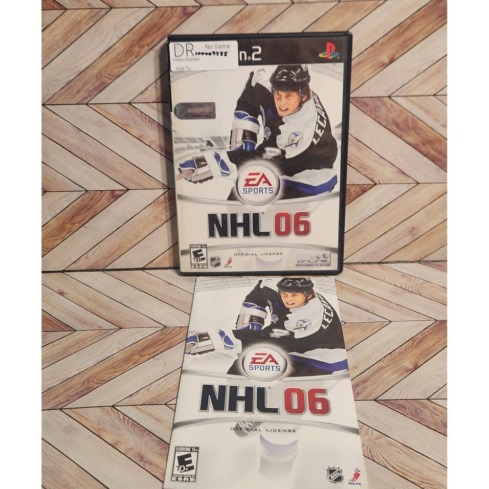 NHL 06 Case and Booklet for PlayStation 2
